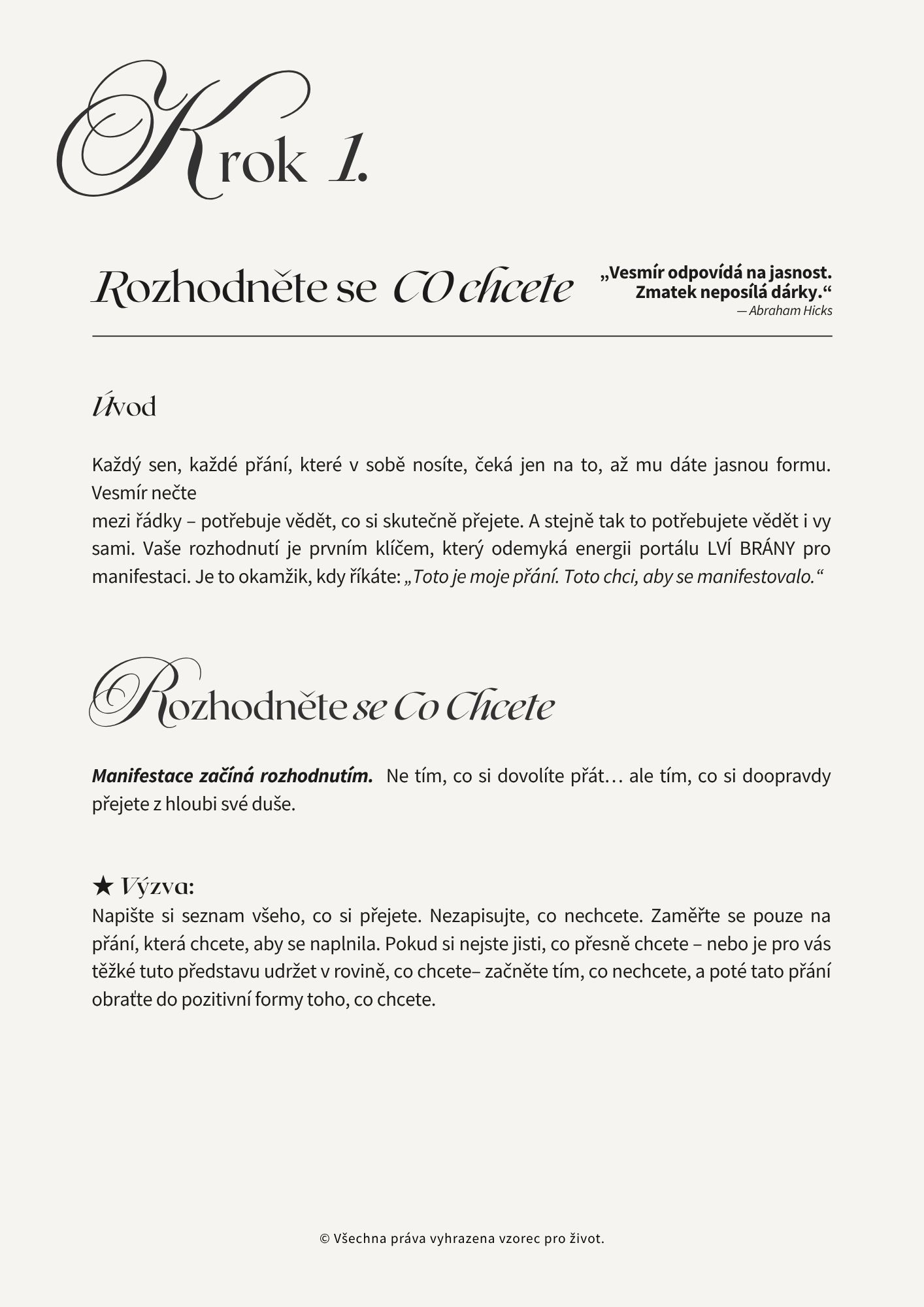 Workbook pro manifestaci skrze portál LVÍ BRÁNY - Obrázek 3